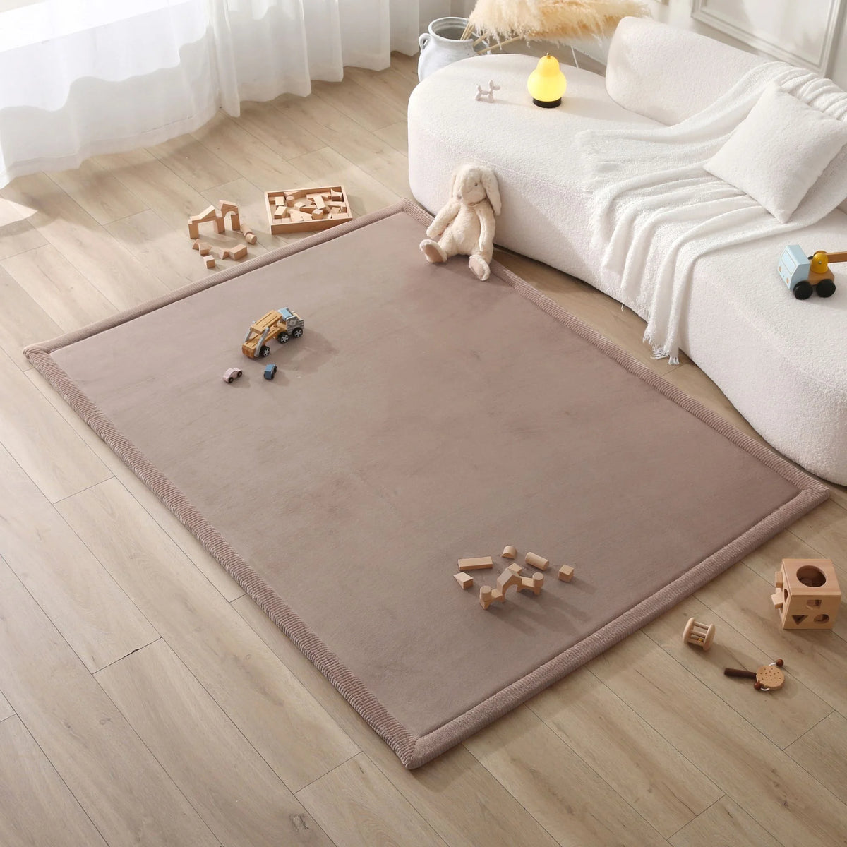 Hakuna Matte Çocuk Oyun Halısı / Matı - 200 x 150 x 2.5 cm - MOCHA
