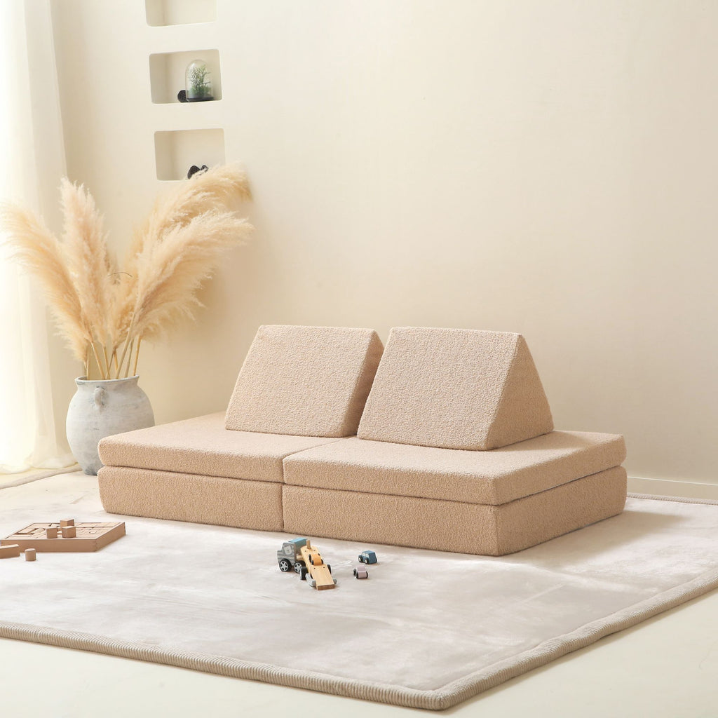 Hakuna Matte Çocuk Oyun Minderi TEDDY – Beige 150 x 66 x 52.5 cm