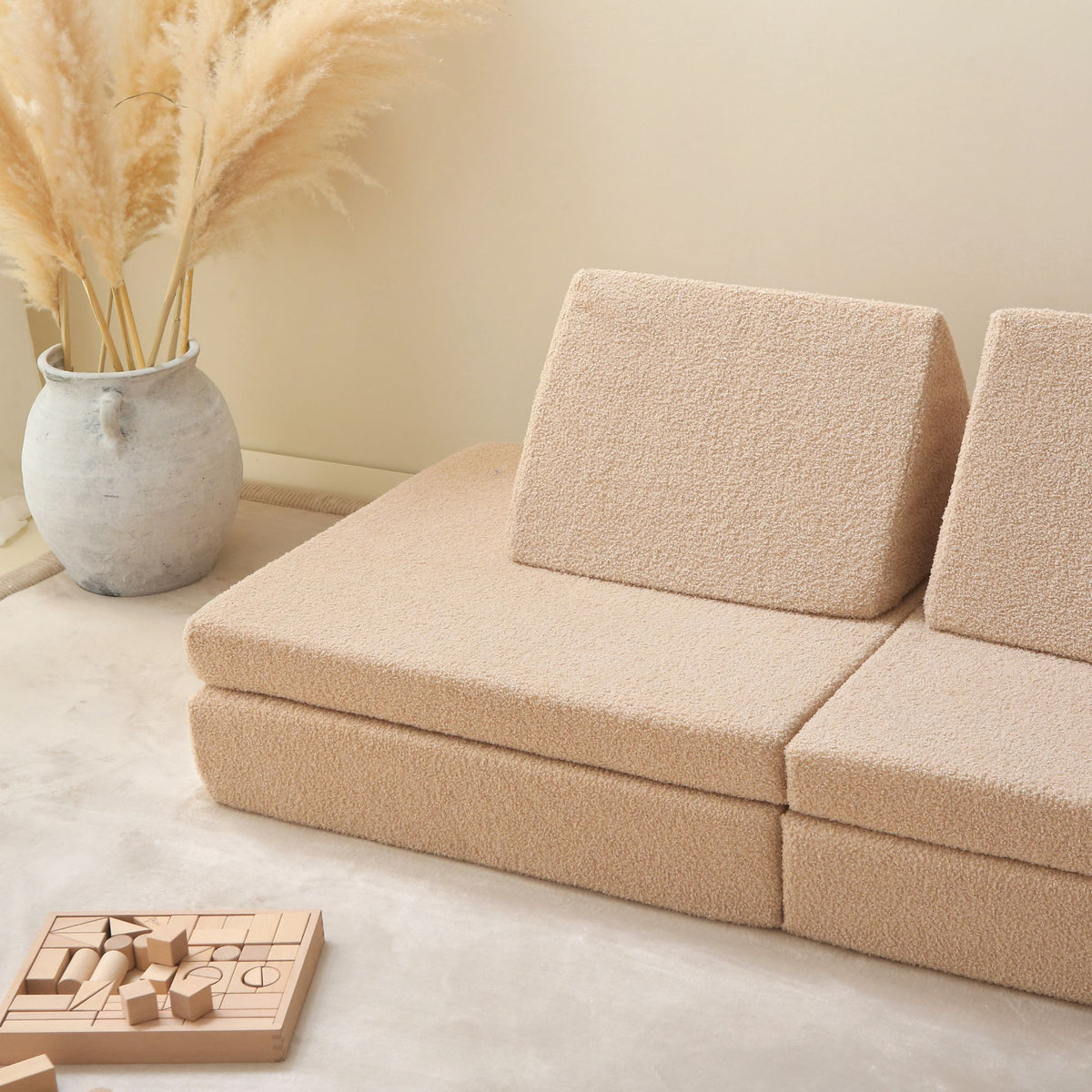 Hakuna Matte Çocuk Oyun Minderi TEDDY – Beige 150 x 66 x 52.5 cm