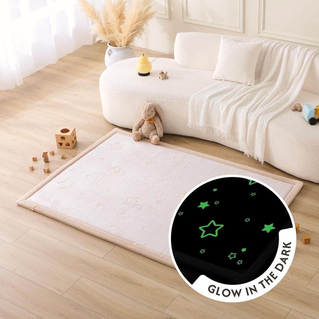Hakuna Matte Çocuk Oyun halısı Glow-in-the-Dark 170 x 120 x 2.5 cm - Stars