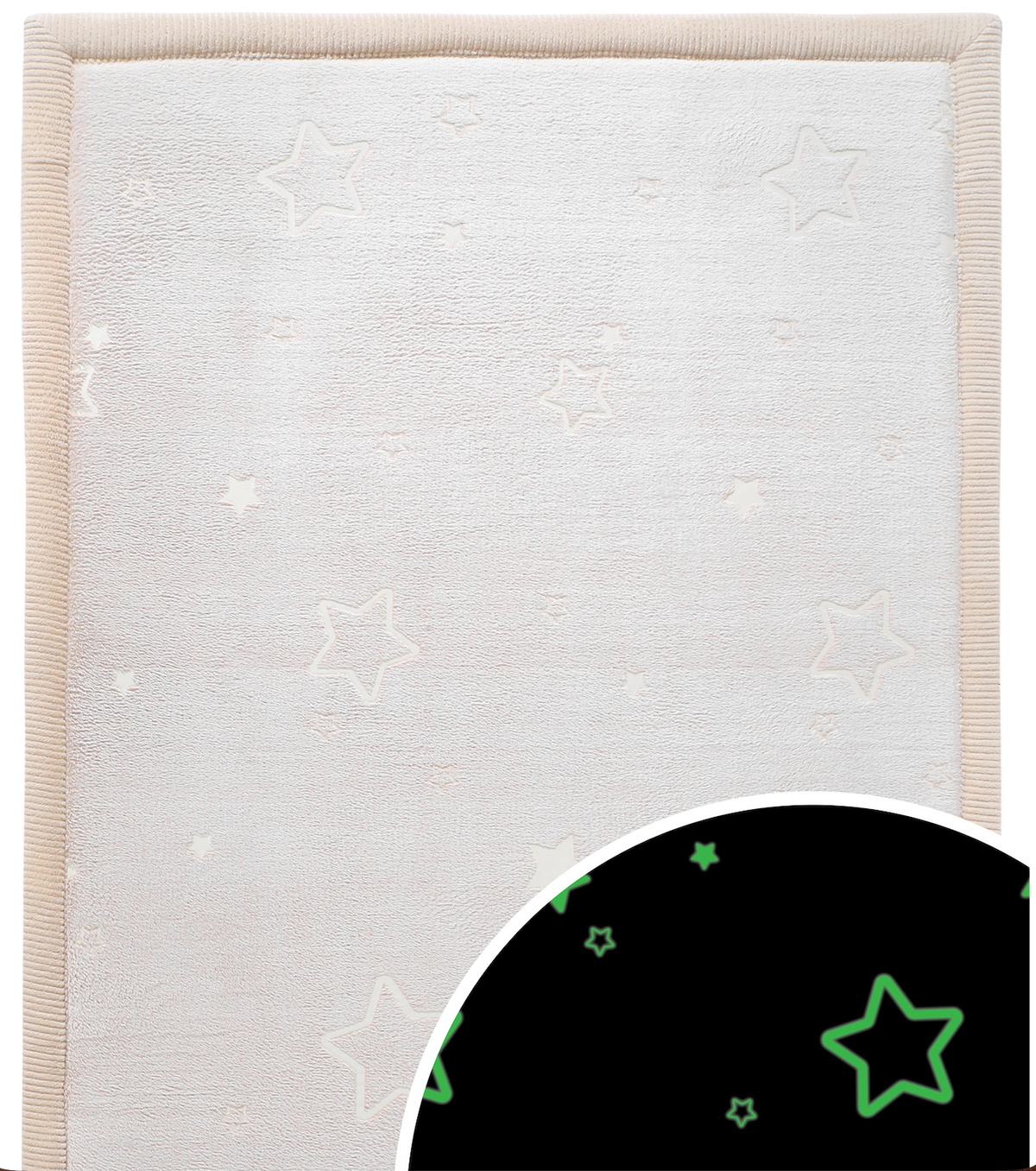 Hakuna Matte Çocuk Oyun halısı Glow-in-the-Dark 170 x 120 x 2.5 cm - Stars