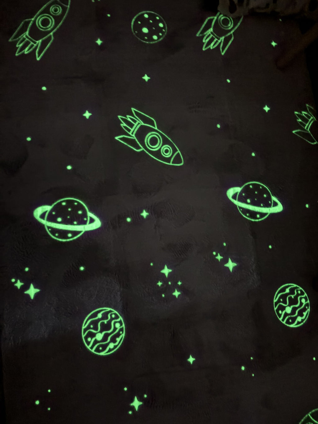 Hakuna Matte Çocuk Oyun Halısı Glow-in-the-dark 170 x 120 x 2.5 cm - Planets